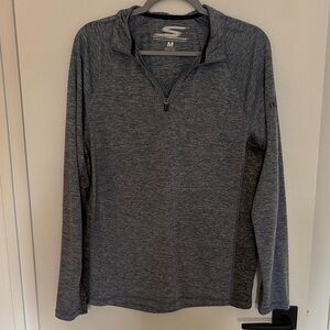 Skechers Heathered Blue Quarter-Zip Pullover